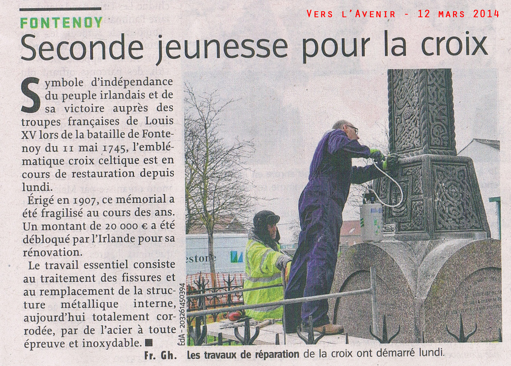 5 la croix article courrier de lescaut 12 mars 2014