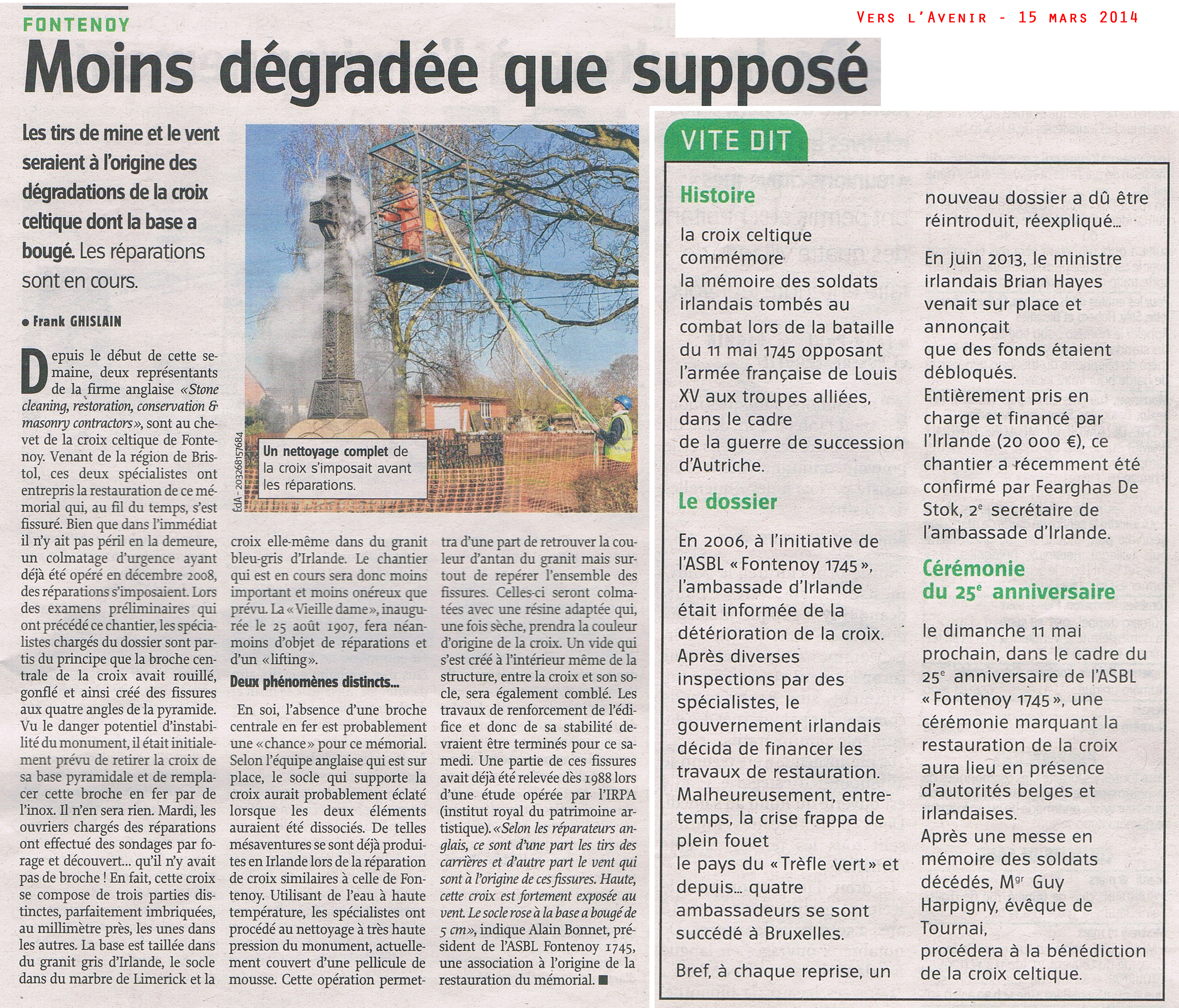 8 VA 15 mars 2014